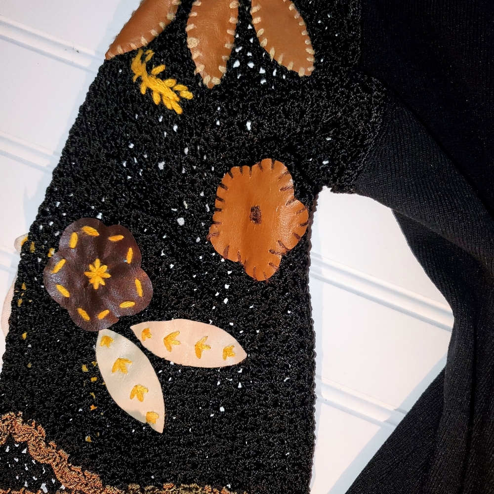 💎 Vintage Hand Embroidered Top by JOSEPH A. - Picture 5 of 8
